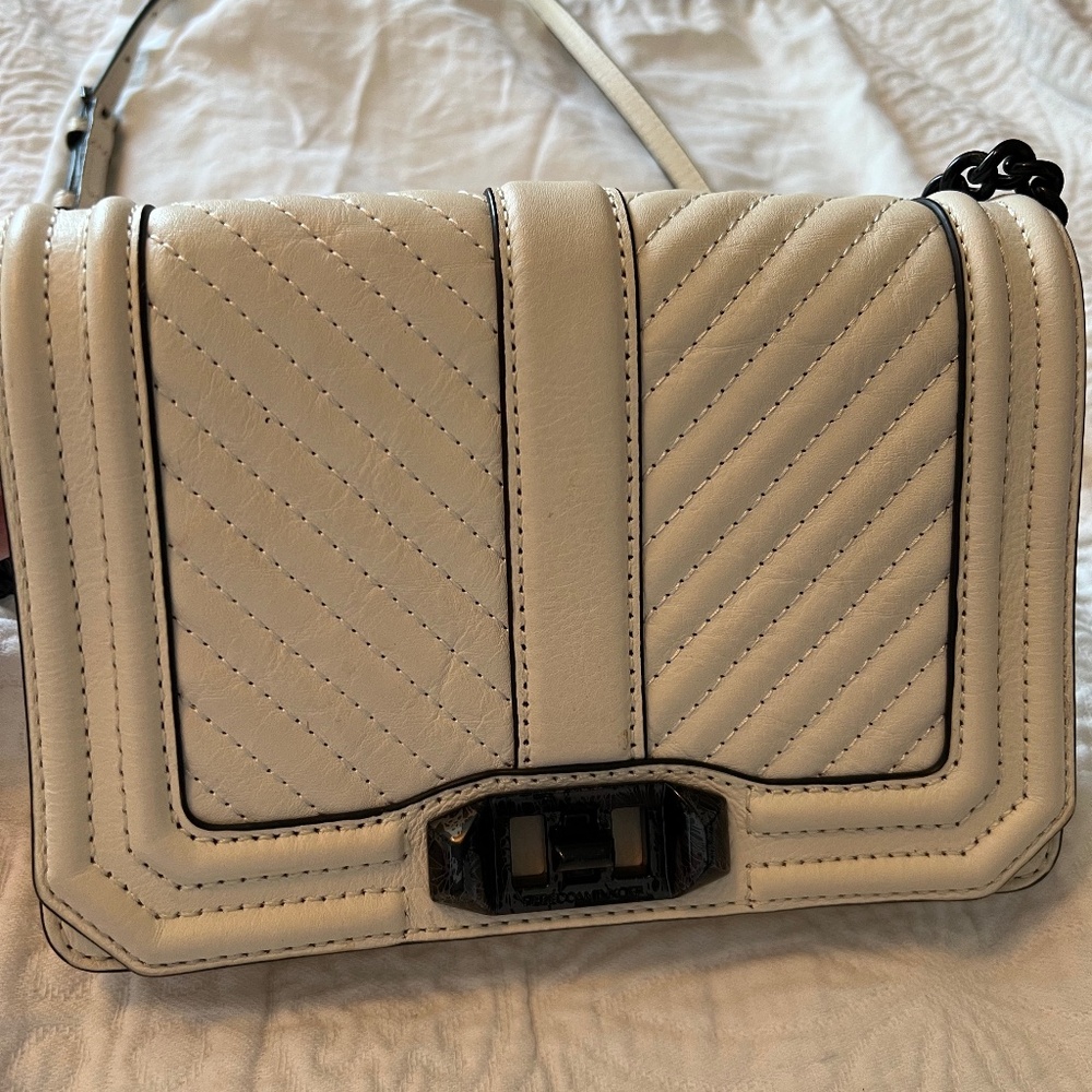 Rebecca Minkoff white crossbody bag